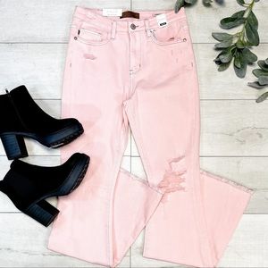 Pink Judy Blue flares